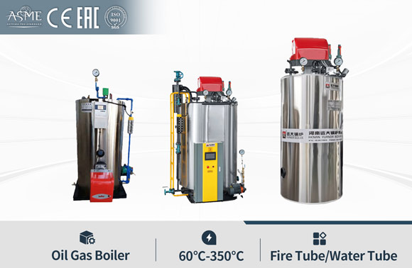 Vertical Oil Gas Boiler Hot Water Steam Boiler Steam Generator