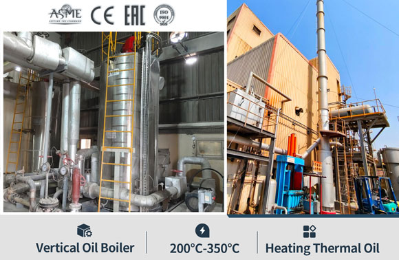 Vertical Gas/Diesel Thermal Oil Heater