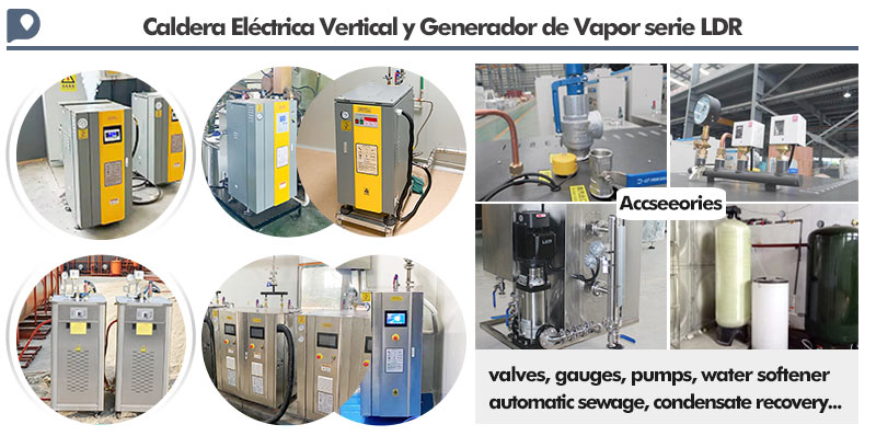 caldera electrica de vapor vertical