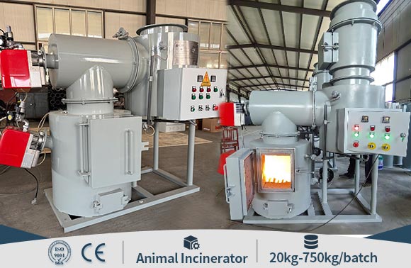 Pet Cat Dog Animal Incinerator 10kg-1000kg