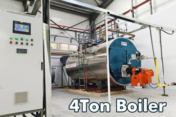 4ton gas boiler,fire tube steam boiler,horizontal fire tube boiler