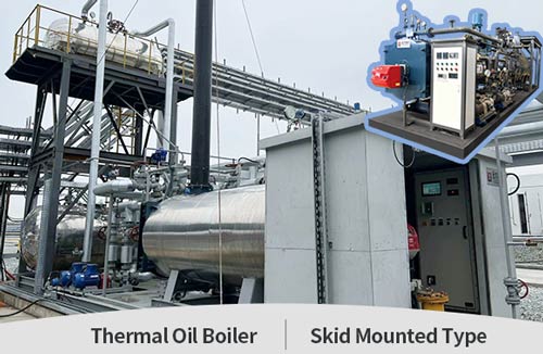 skid mounted oil boiler