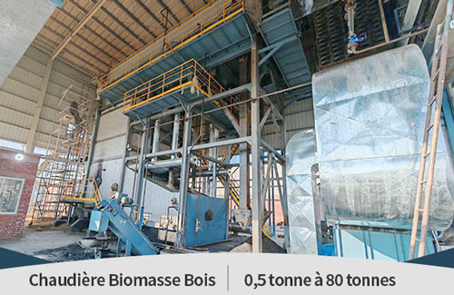 chaudière à biomasse à tubes d'eau