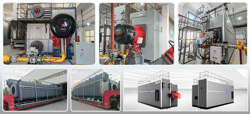 szs oil gas fired water tube boiler