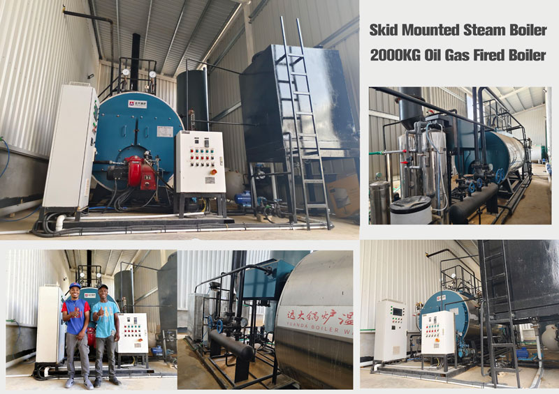 skid mounted steam boiler