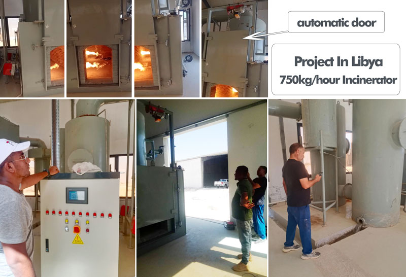hospital incinerator,medical waste incinerator,diesel fired incinerator