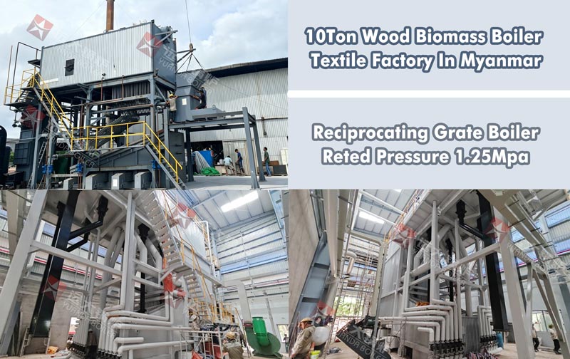 10ton wood boiler,biomass fired boiler,steam boiler for textile factory