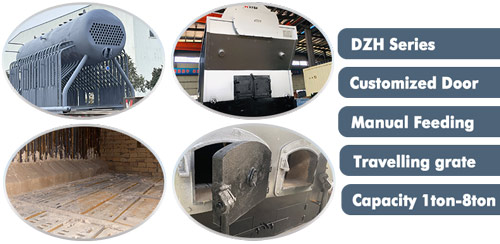 dzh travelling grate biomass boiler