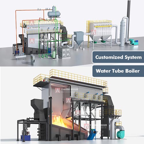 biomass boiler system,water tube boiler