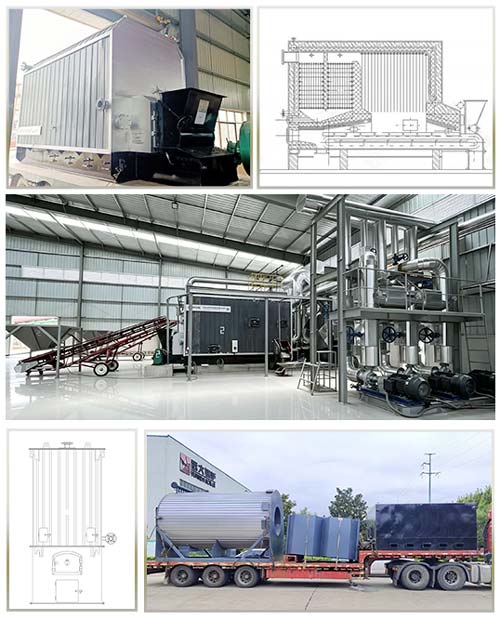 biomass wood fired thermal oil boiler
