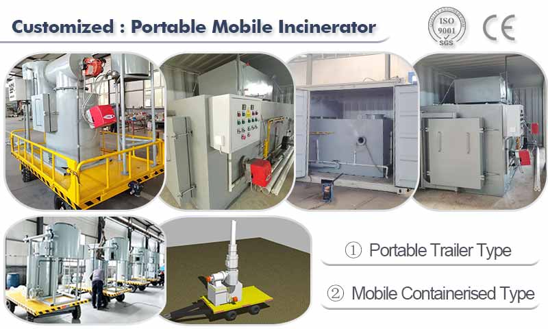 portable waste incinerator