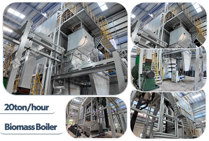 biomass fired boiler,20ton boiler,reciprocating grate boiler