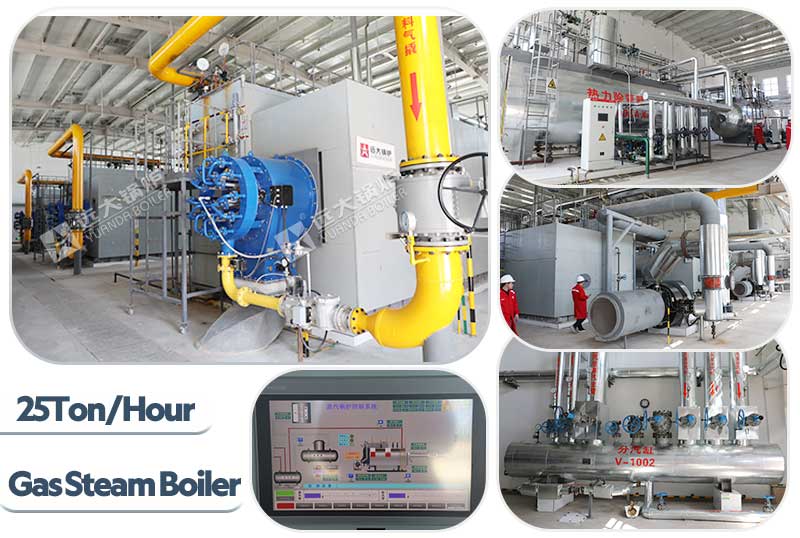 water tube steam boiler 25ton